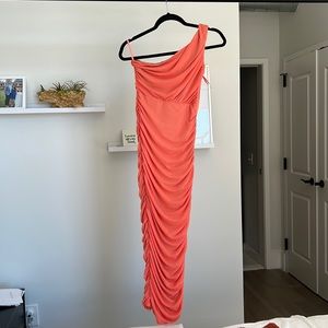 One shoulder dress